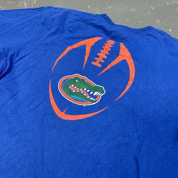 Nike Florida Gators Football Shirt Team XL Blue Trask Tebow - Picture 5 of 8